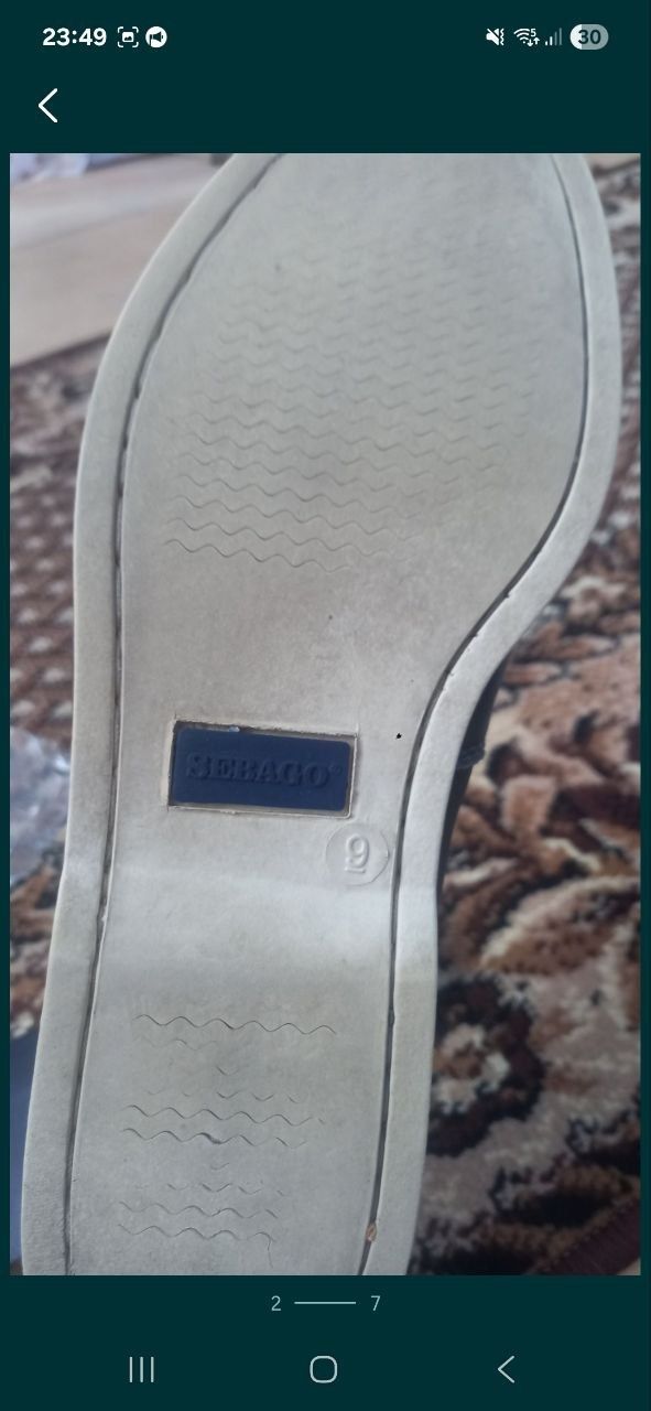 Мокасини чоловічі Sebago