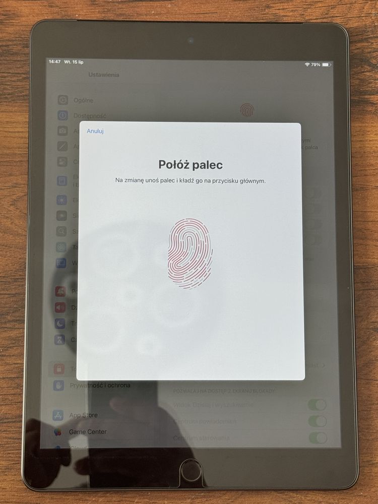 iPad 9 generacji, 64GB WiFi + cellular, idealny stan, bateria 87%