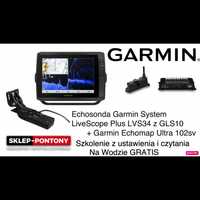 GARMIN Echosonda Garmin System LiveScope Plus LVS34 z GLS10 +G