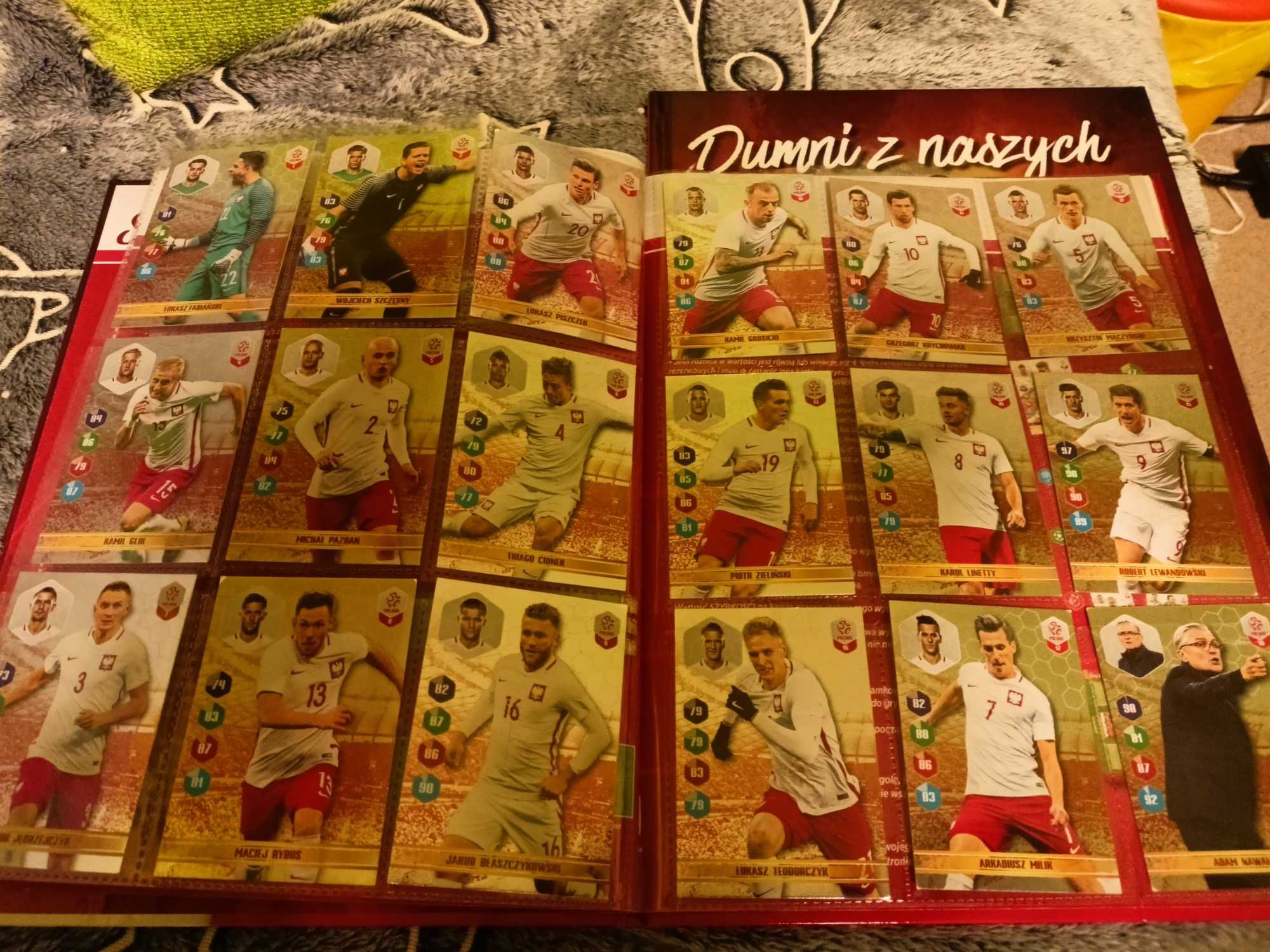 Kompletny zestaw polskiej kadry Dumni z Naszych 2 ksiazki