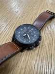Timex Linear T2P277 czarno-brązowy