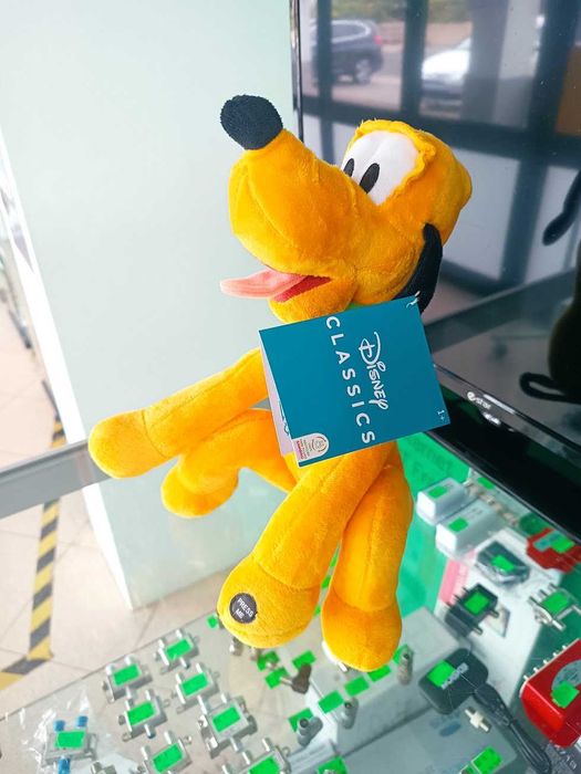 Novidade:Peluche Disney Pluto 30cm com som