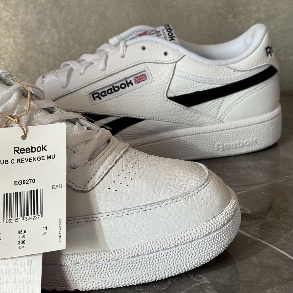 Кросівки шкіра Reebok Club C Revenge EG9270 ОРИГІНАЛ 100% 45.5 розмір