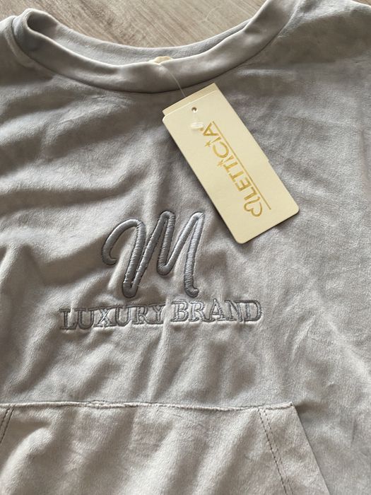 Siey welurowy dresik damski rozmiar s