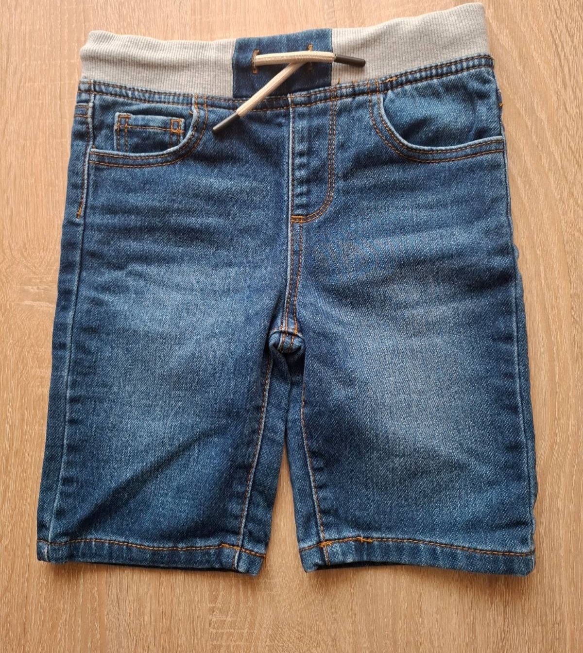 Spodenki jeansowe chłopięce r.122