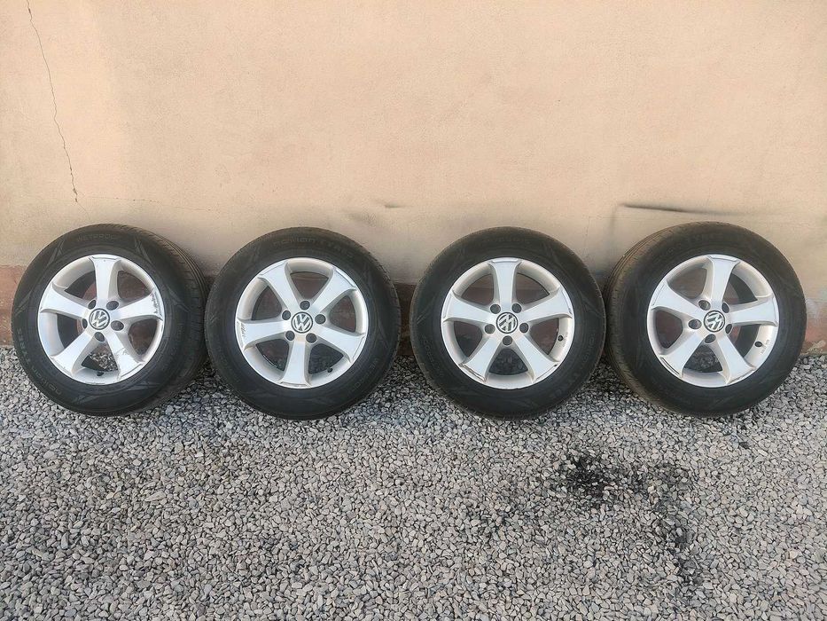 ALUFELGI 15 VW 5X112 z Oponami Lato 195/65/15r