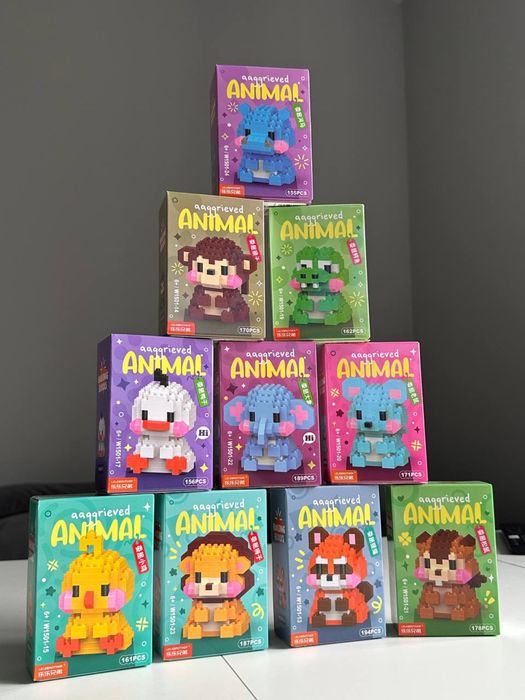 2=3 оригінальний конструктор тварини brick подарунок на миколая