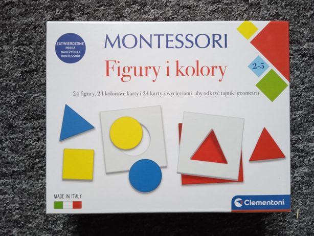 NOWA Układanka edukacyjna Montessori Figury i kolory