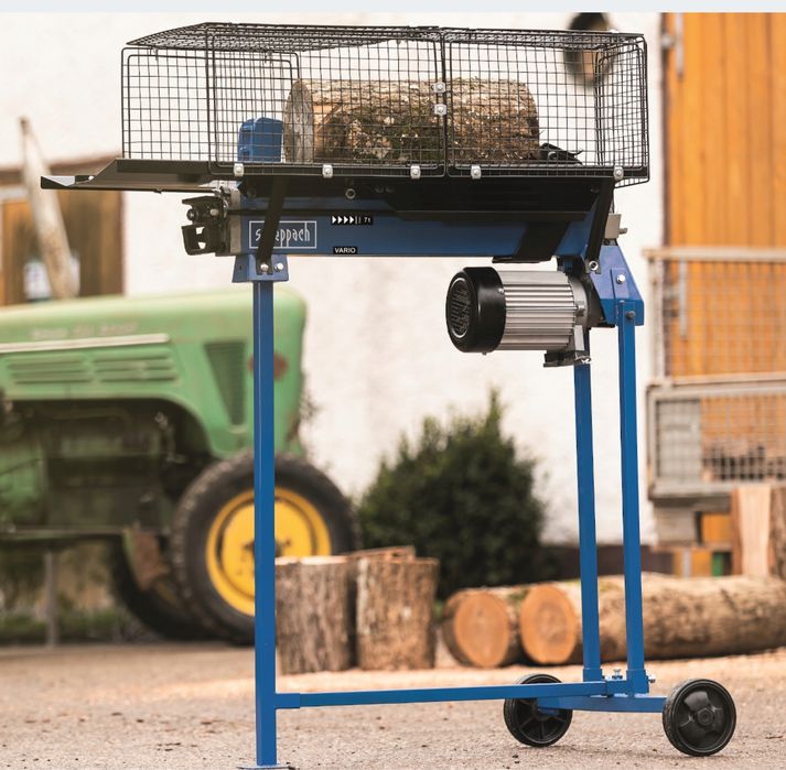 Mocna łuparka scheppach 7 t ze stojakiem