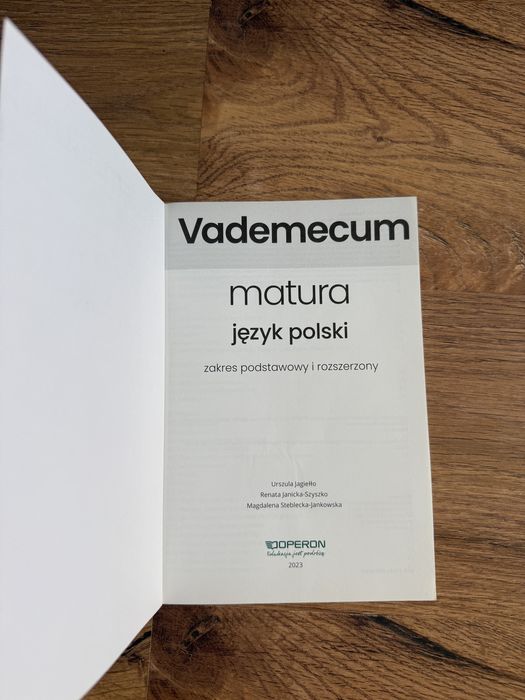 Vademecum matura Język Polski Operon