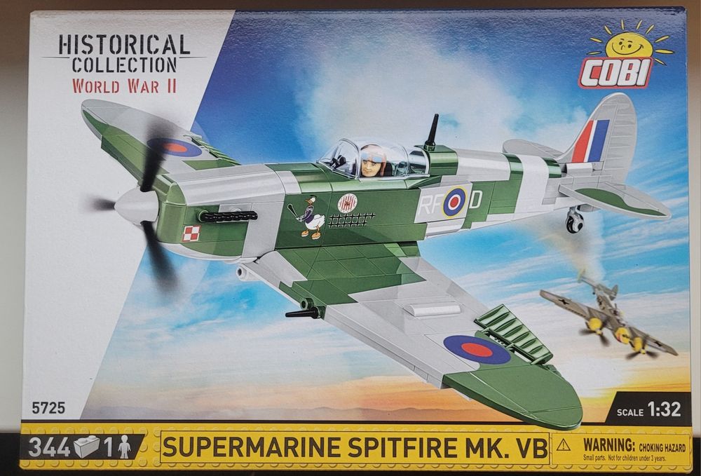 Cobi 5725 Supermarine Spitfire Mk. VB Dywizjon 303 Figurka JAN ZUMBACH