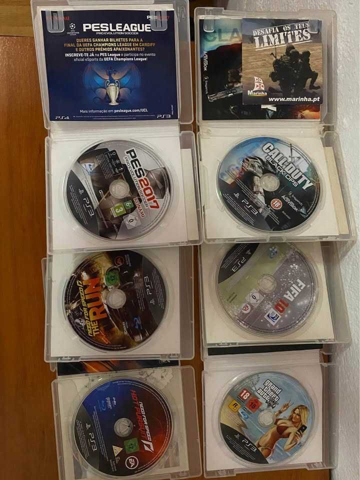 Playstation3  Inclui comando+ 6 jogos