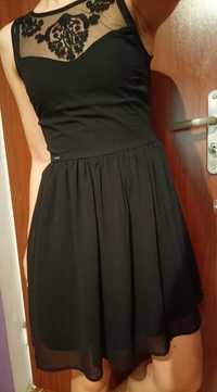 Sukienka czarna Cropp XS/S 34/36 elegancka wizytowa