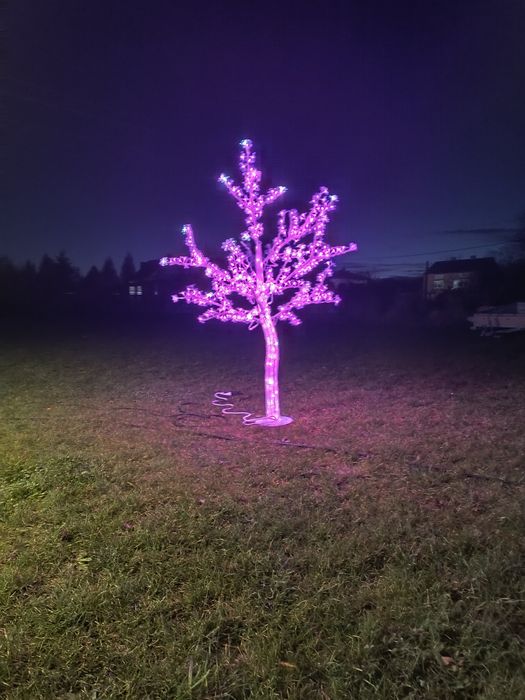 Drzewko Szczęścia Led Świąteczne Świecące drzewo zewnętrzne 180 różowe