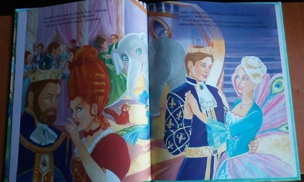 ENCANTADORES l Livros Barbie A Princesa da Ilha e Histórias  Princesas