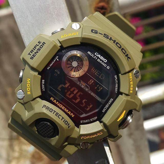Мужские часы Casio GW-9400-3ER! Оригинал! Фирменная гарантия 2 года!