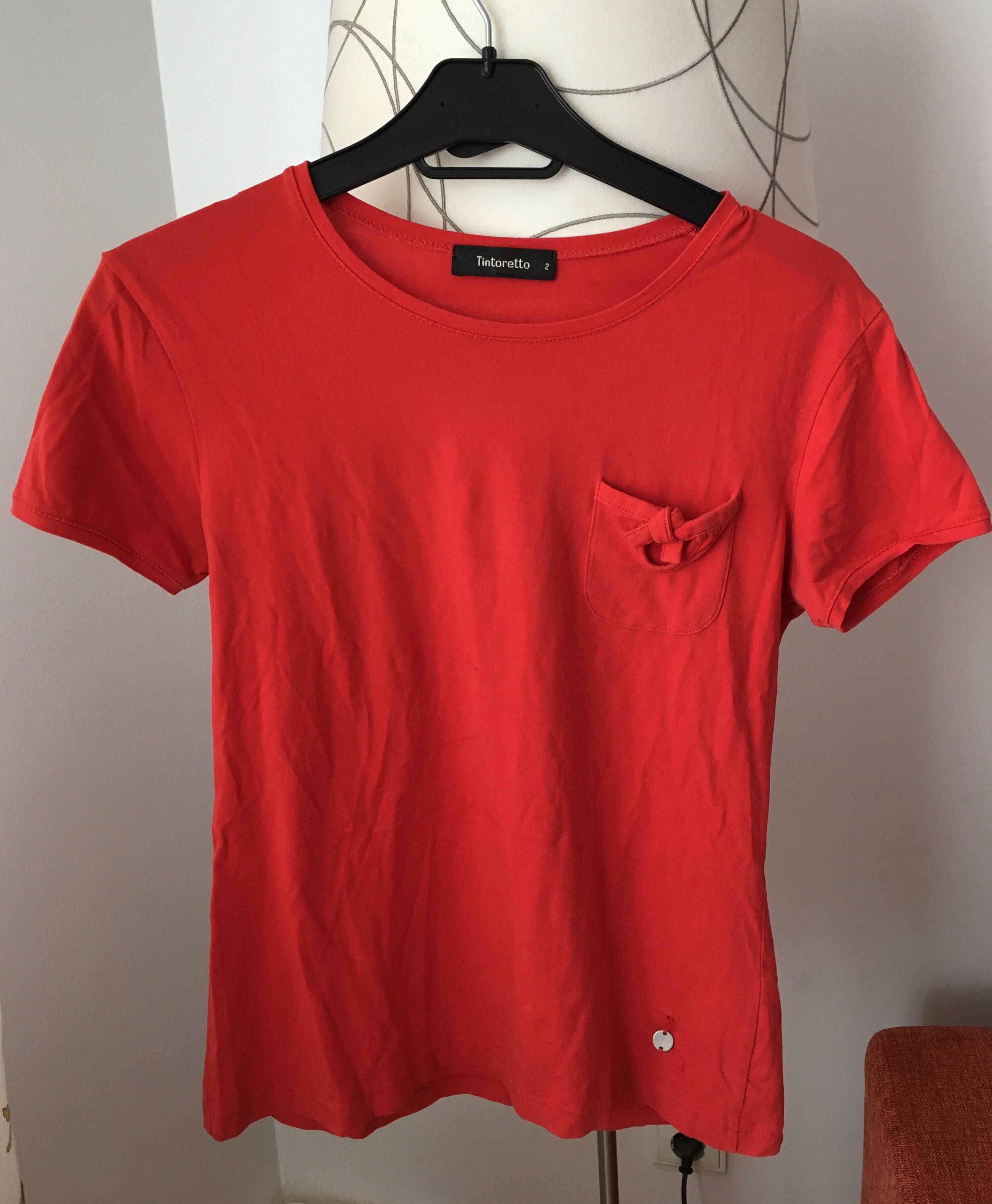 T-shirt vermelha Tintoretto