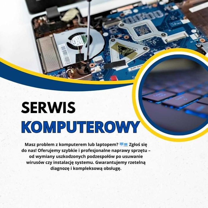 Naprawa Komputerów, Serwisowanie , Naprawa laptopów, Częstochowa