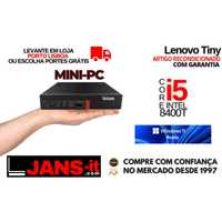 Lenovo Tiny M720q mini-PC - i5-8400T|8GB|SSD 256GB|HDMI e DisplayPort