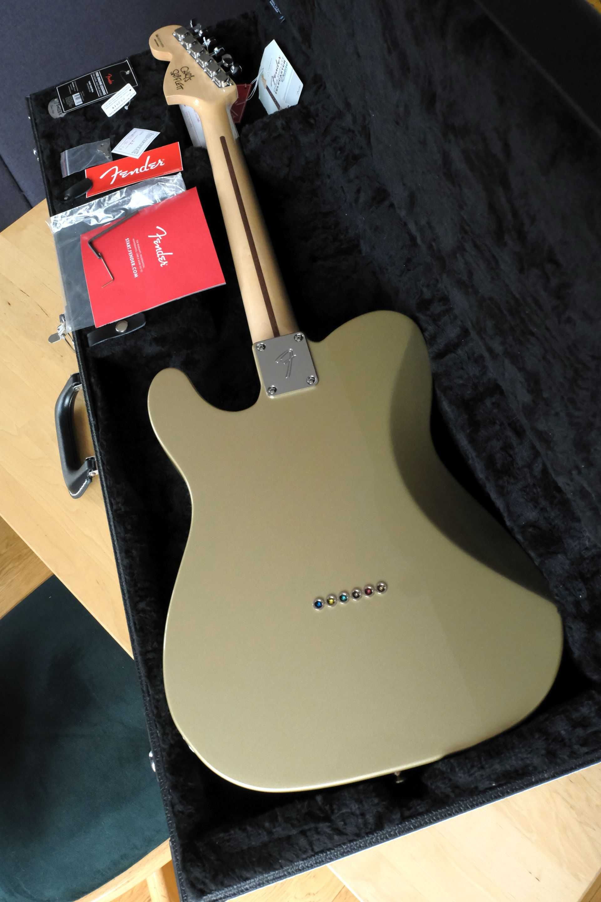 Fender Telecaster Deluxe Chris Shiflett FOO FIGHTERS - Shoreline Gold