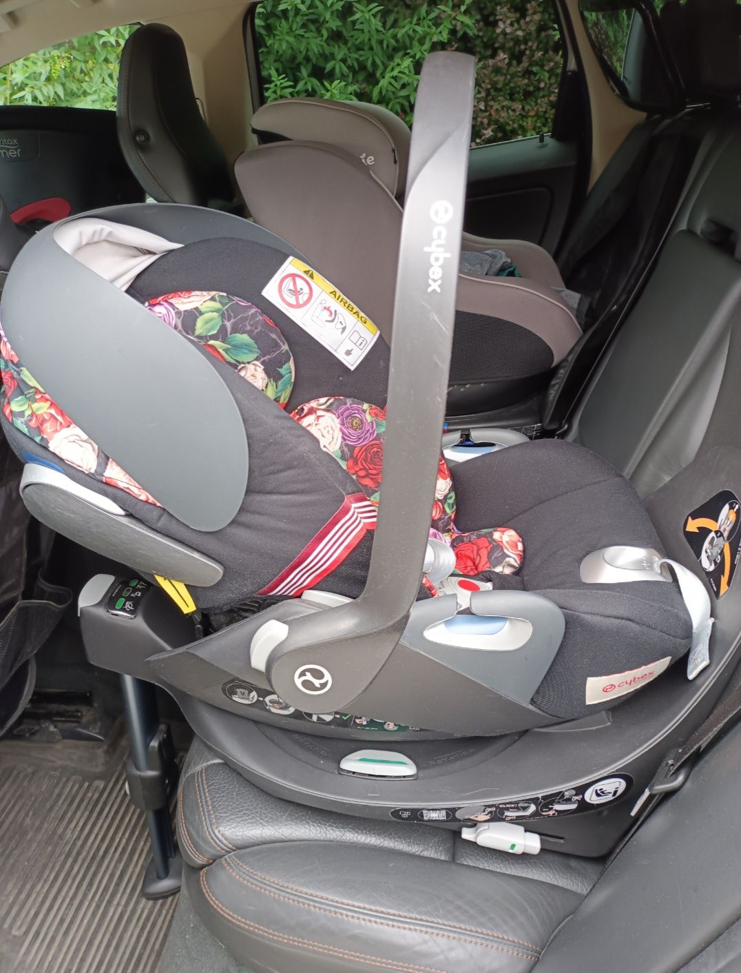Cybex fotelik nosidełko cloud z i size spring bloossom