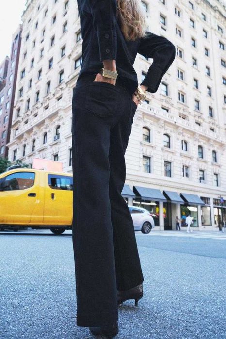 Чорні джинси Bootcut від Zara Woman, 36, 40, 42, 44, 46р, оригінал