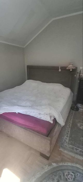 Łóżko tapicerowane sypialniane 180x200,materac Wellpur,pojemnik na poo