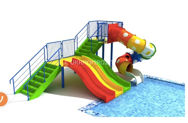 Горка для бассейну