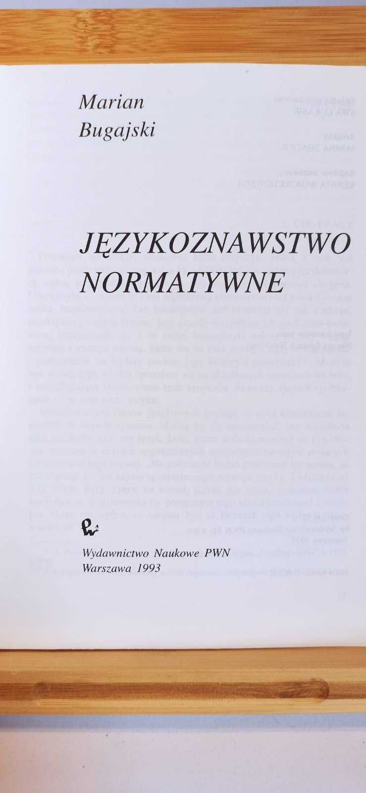 Trudno dostępna! Językoznawstwo Normatywne / Marian Bugajski