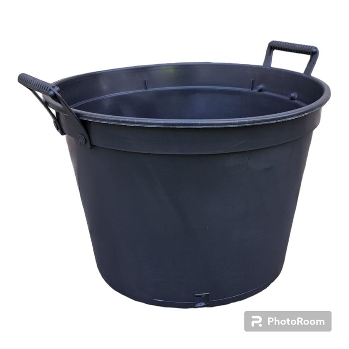 Doniczki produkcyjne 27 L z uchwytami zanitowanymi na stałe 40cm