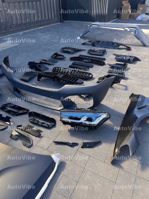 комплект рестайлинга обвес бмв г30 bmw бмв g30 стиль m5 f90 lci бампер