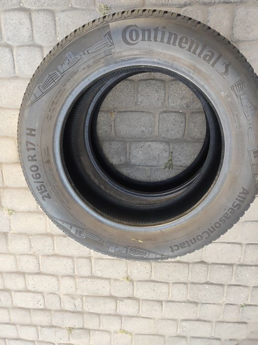 215.60.17 dwie opony Wielosezonowe Continental AllSeasonContact