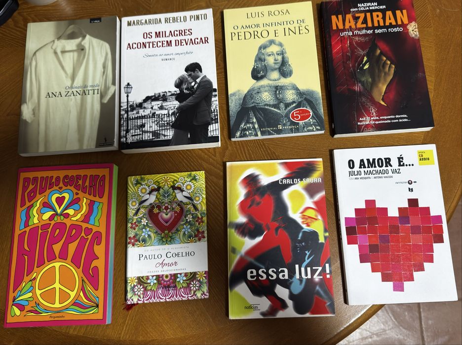 Livros varios titulos e autores