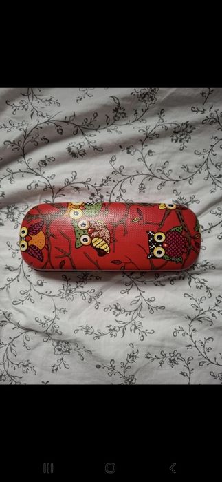 Etui na okulary sowy