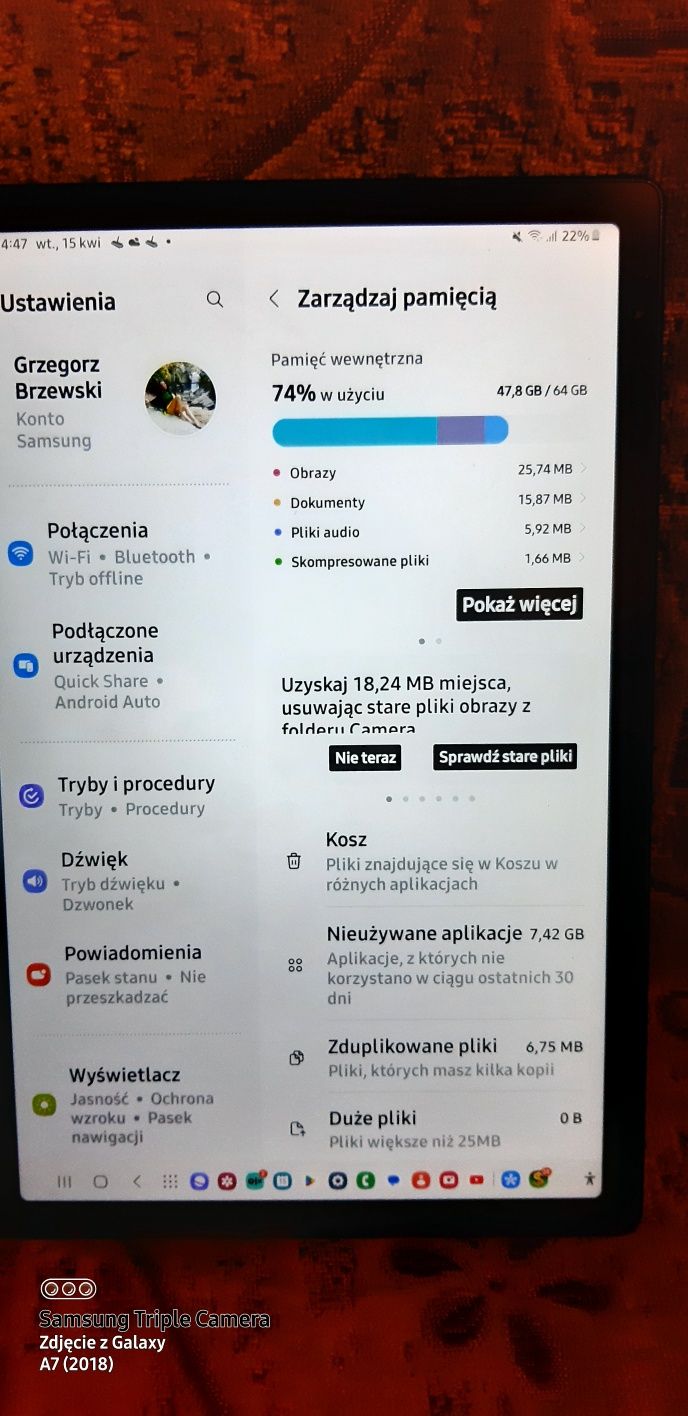 Sprzedam Samsunga A8 tab
