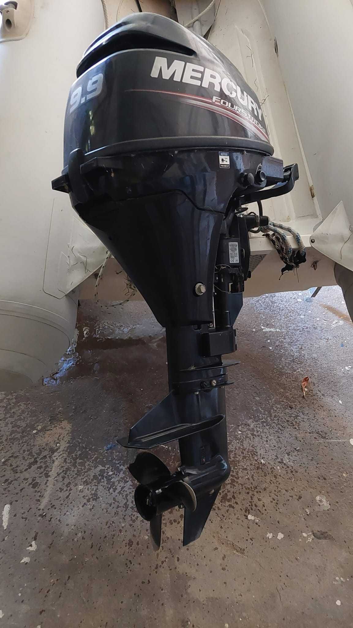 Bote Plastimo PRI 270 Fiber based boots/Mercury 9.9 hp 4 T