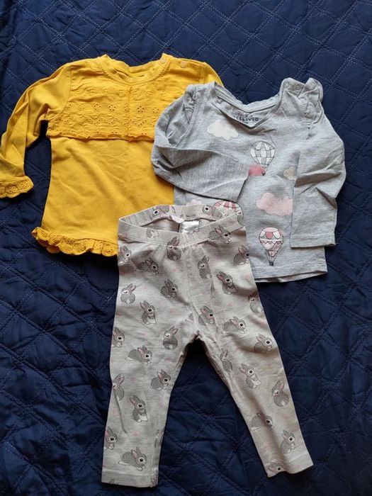 Zestaw dla dziewczynki Reserved, H&M, Coccodrillo rozm 74/80