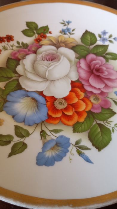 Prato Decorativo com Flores