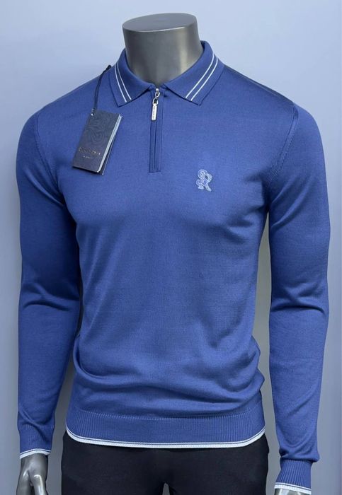 Чоловічий джемпер поло трикотаж stefano ricci