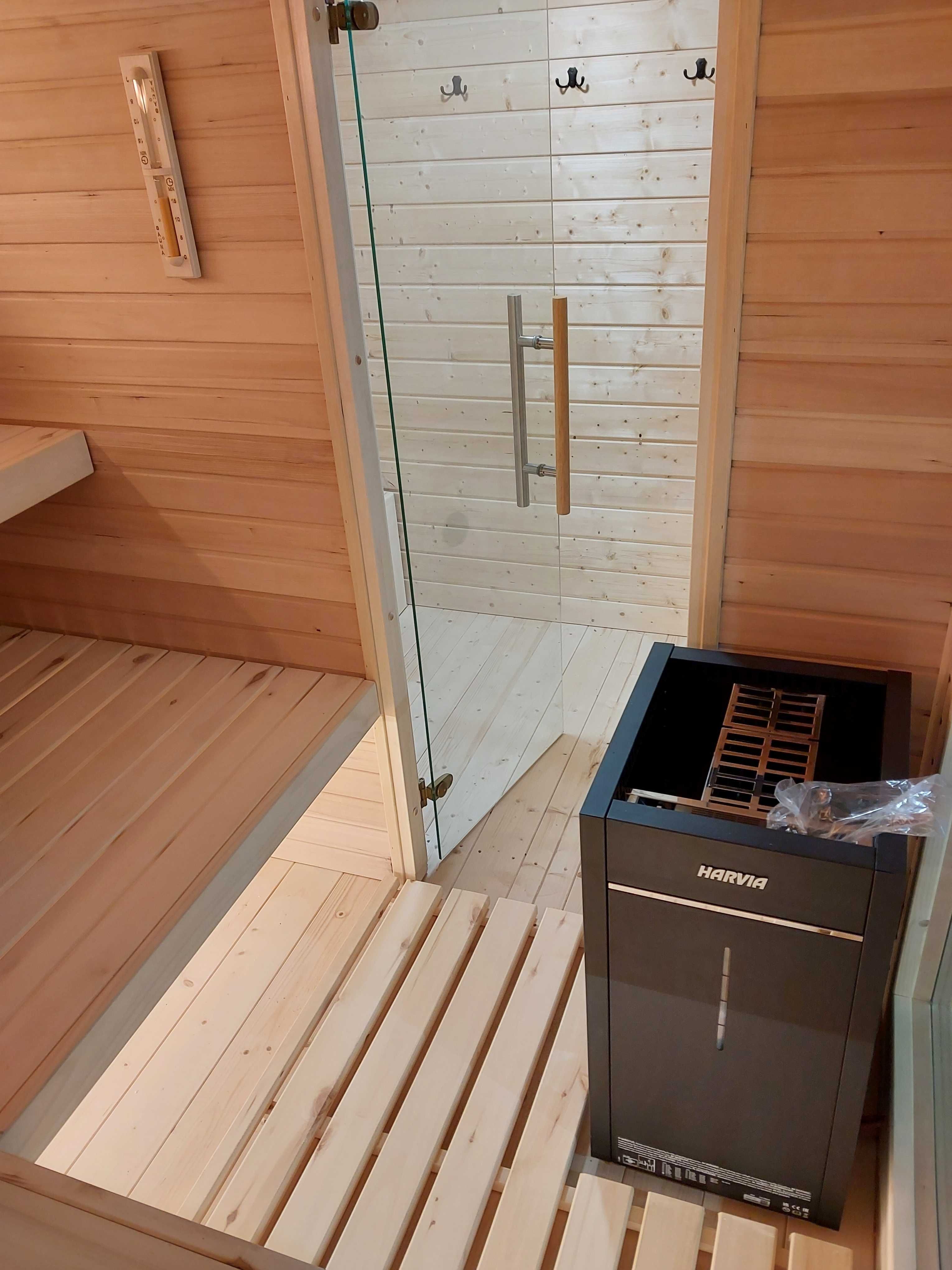 Sauna Zewnętrzna ARKAYA Thermo - 3,6 m x 2,4 m z przedsionkiem