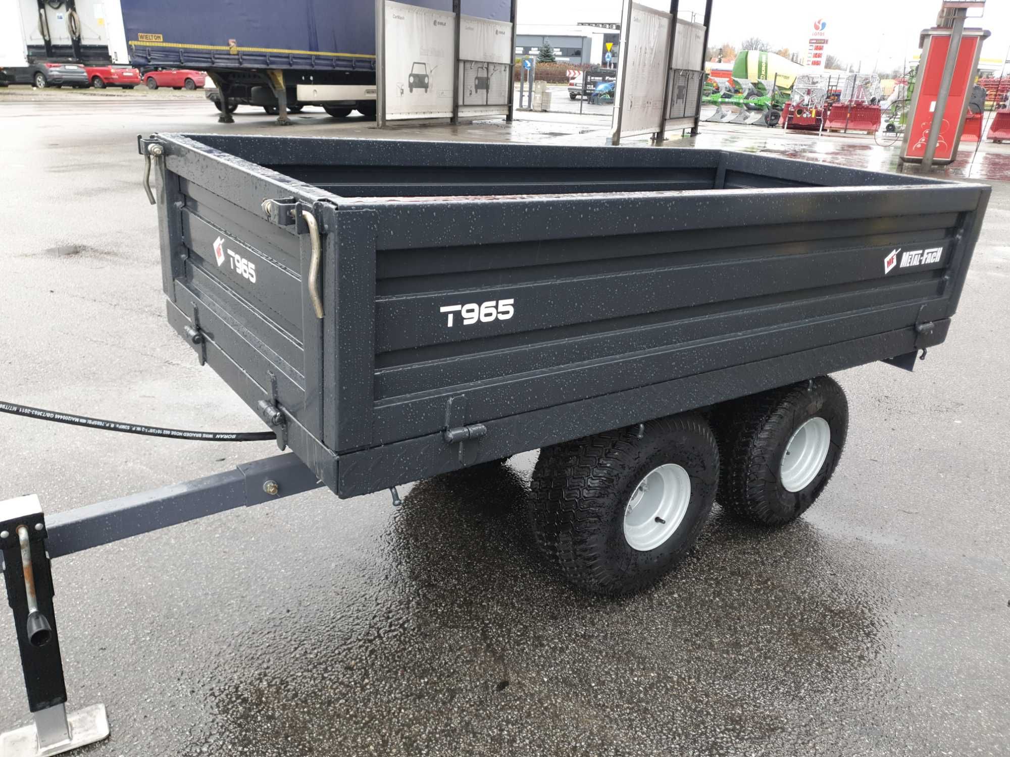 Przyczepka do Mini Ciągnika - Mini traktorka Metal-Fach T965 1,5 T