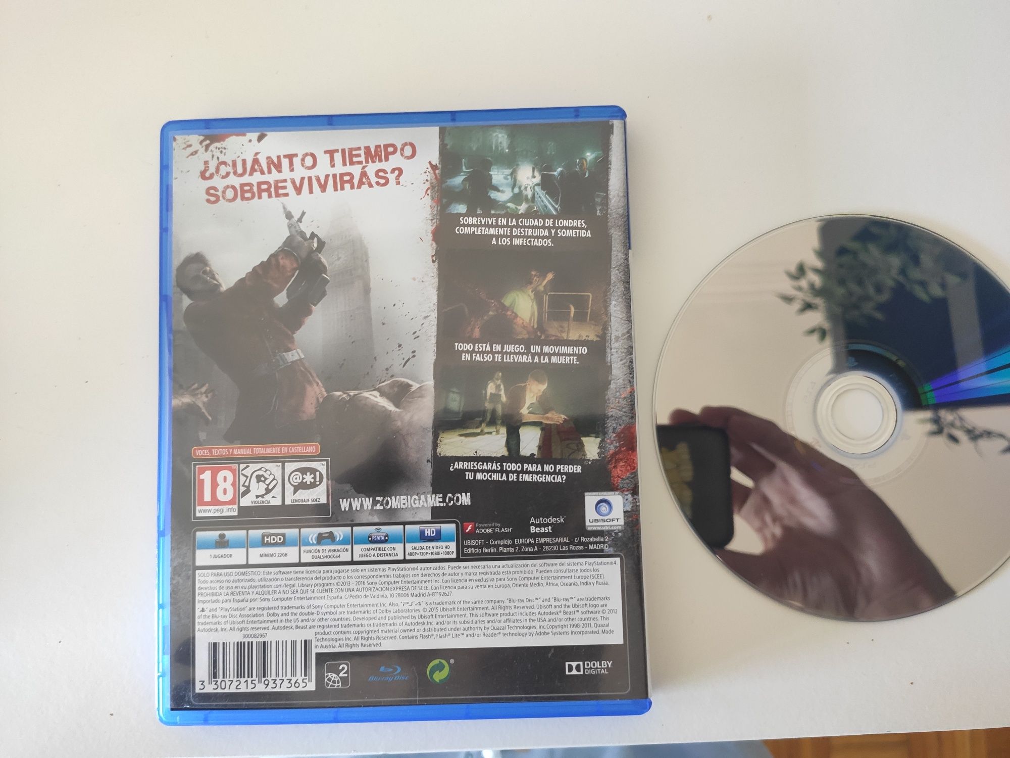 Zombie para playstation 4