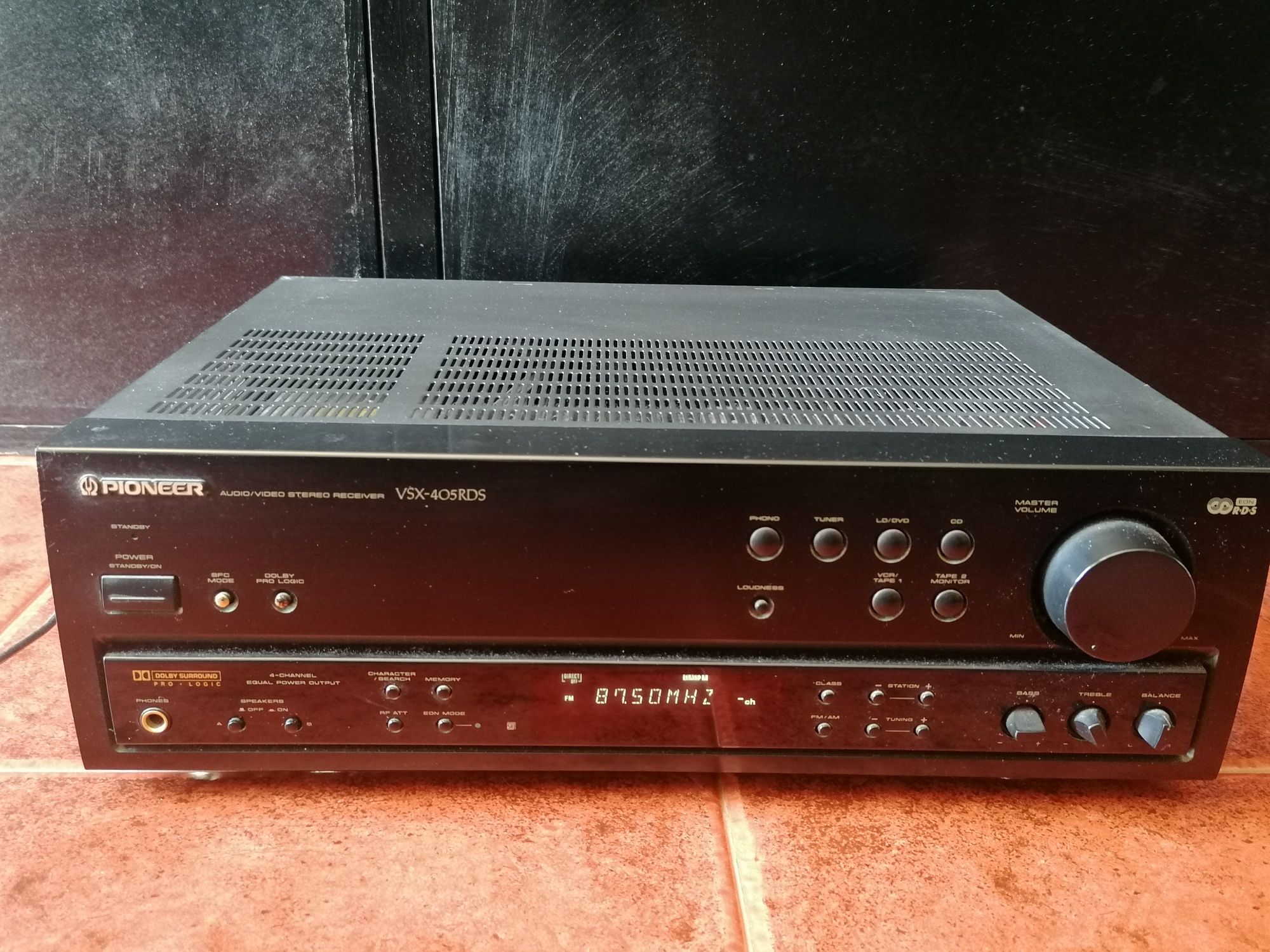 Amplificador Pioneer com sistema 5.1