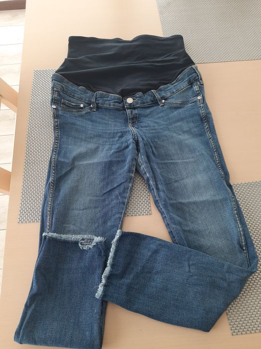 Spodnie ciążowe jeansowe h&m roz.40