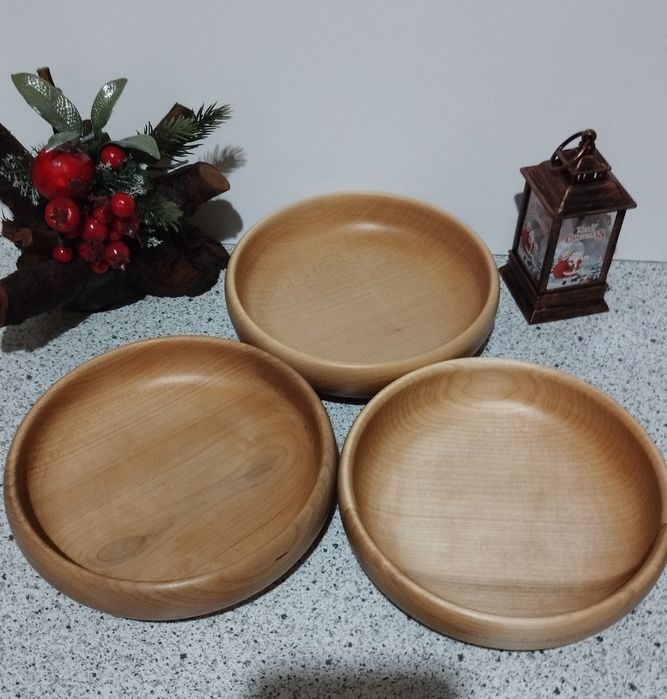 Посуд з дерева. Ручна работа!
