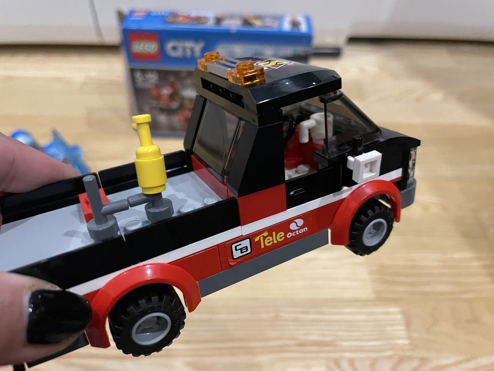 Lego city transporter motocykli 60084