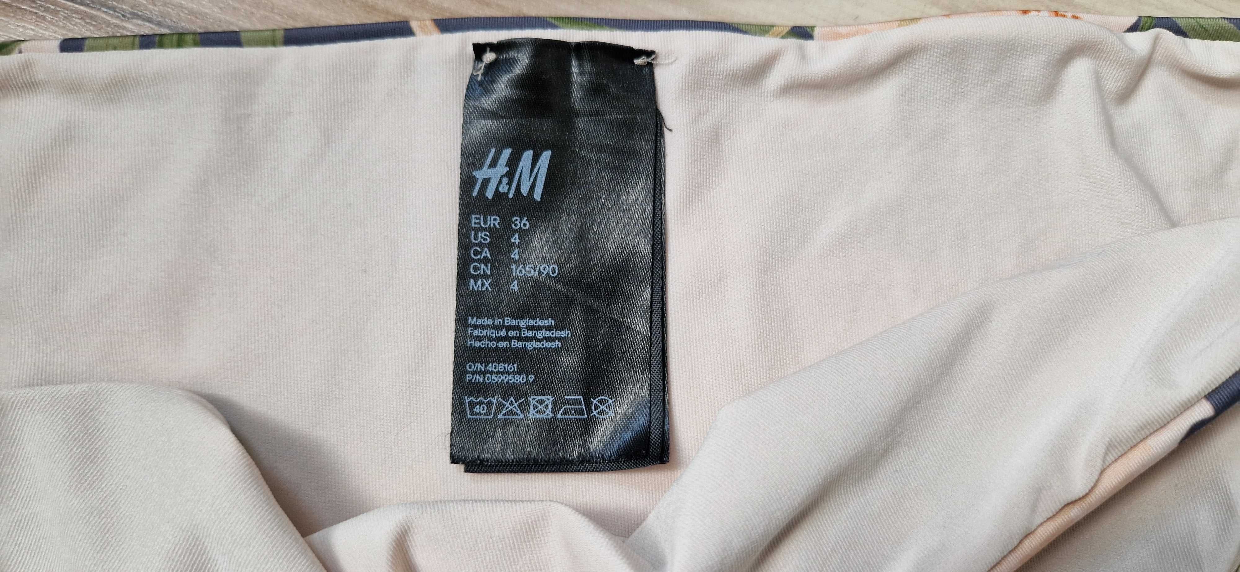 Strój kąpielowy damski dwuczęściowy H&M r. 36 S