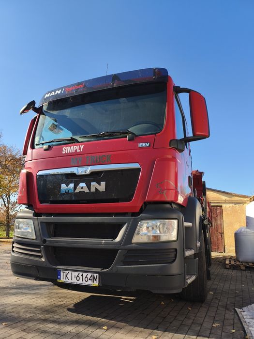 Man tgs TGX 26.360 wywrotka HDS kiper wywrot dźwig żuraw