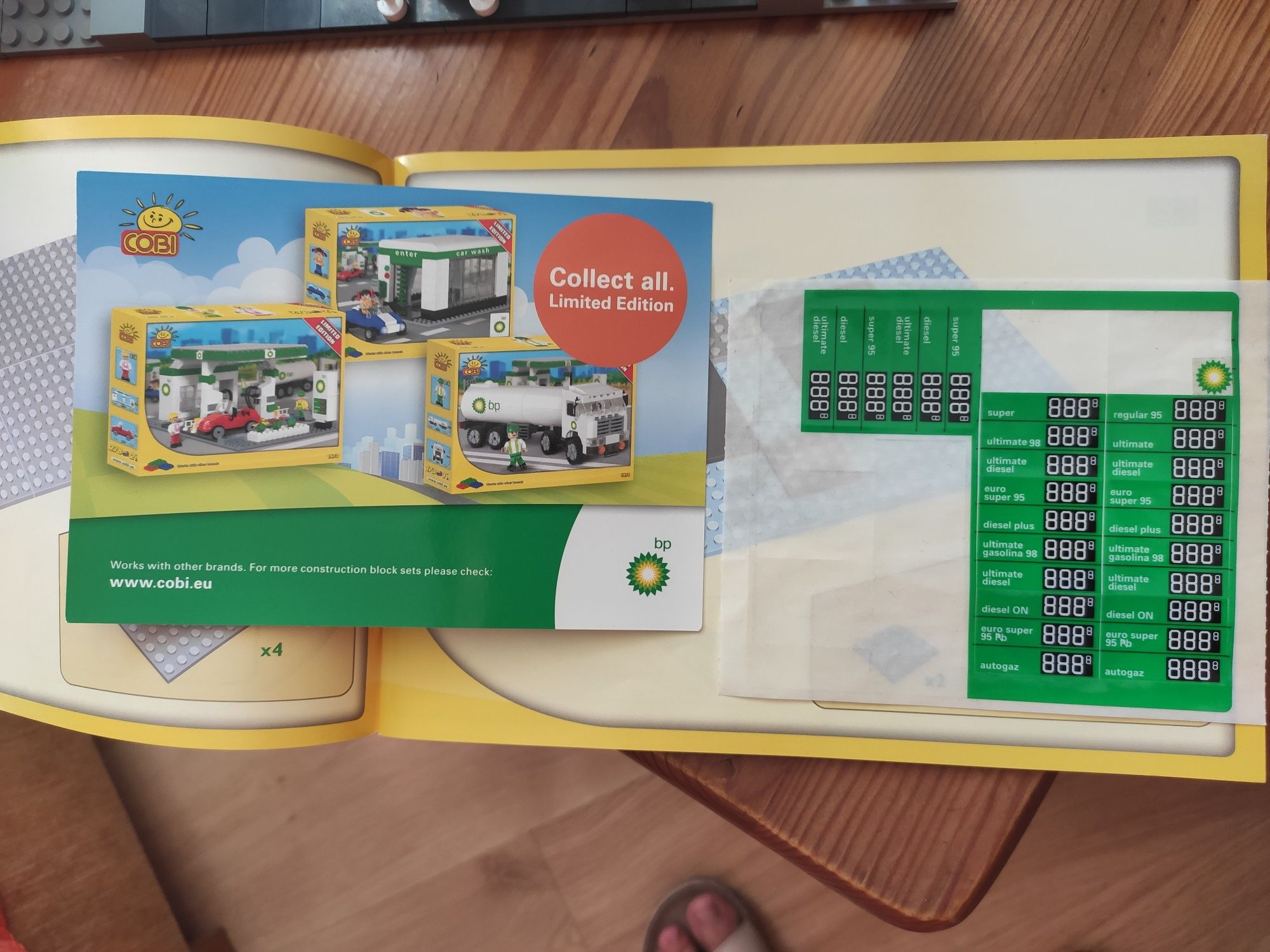 Klocki Cobi stacja paliw BP nr 1973 plus cysterna Edycja limitowana