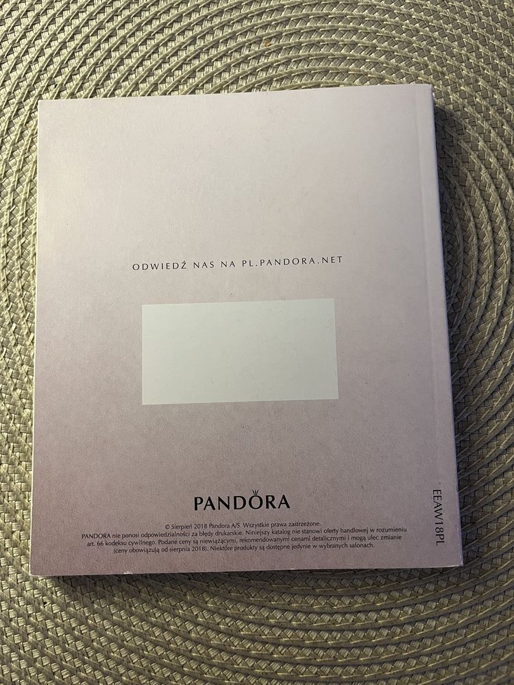 Katalog Pandora jesień zima 2018